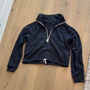 Vuori Charcoal Half-Zip Sweatshirt